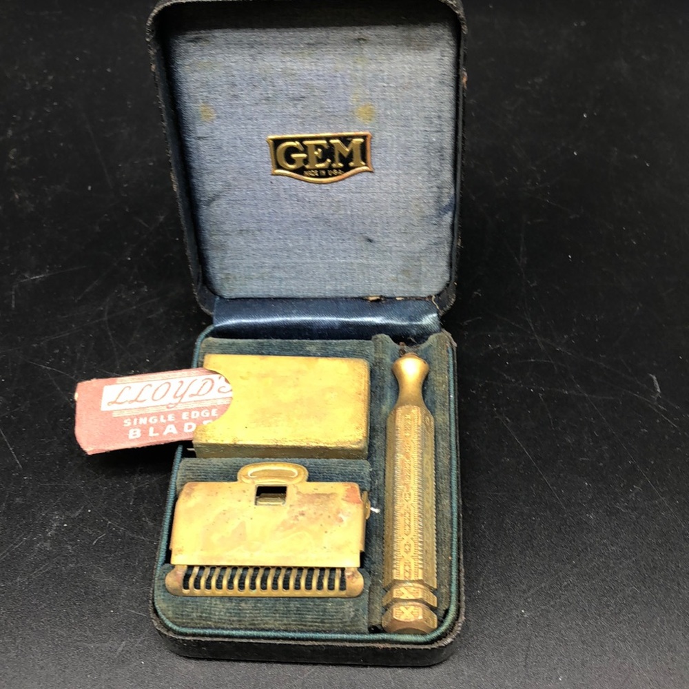 Antique Brass GEM Razor